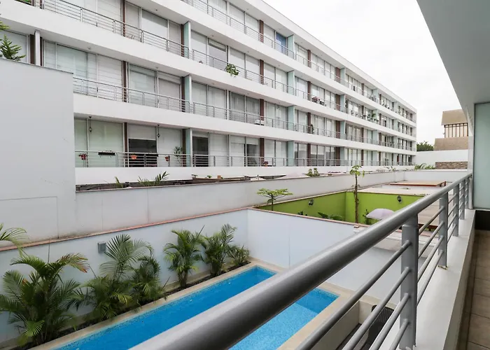 Art Deco 1Br With Pool View In Barranco