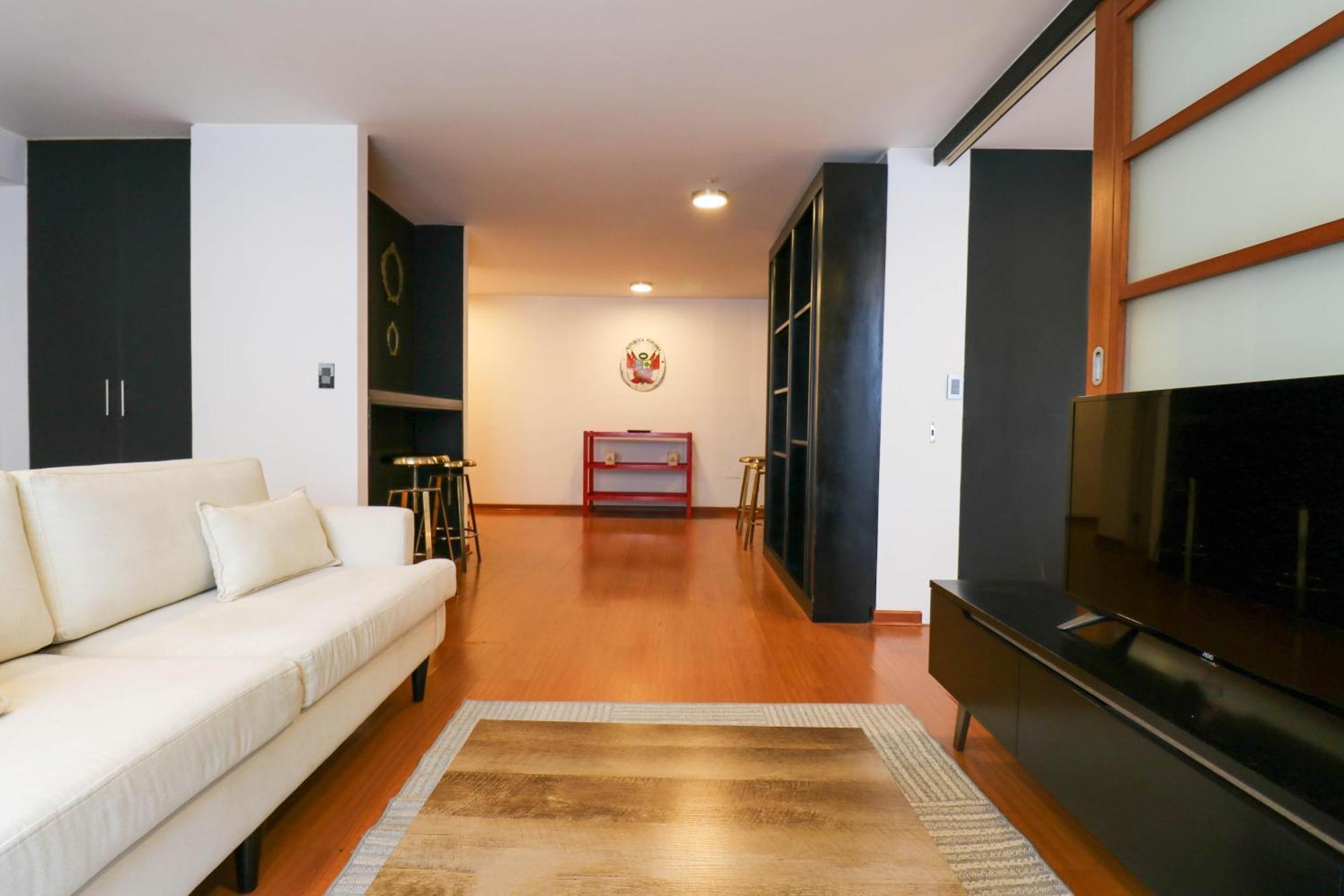 Art Deco 1br With Pool View In Barranco Apartment Lima